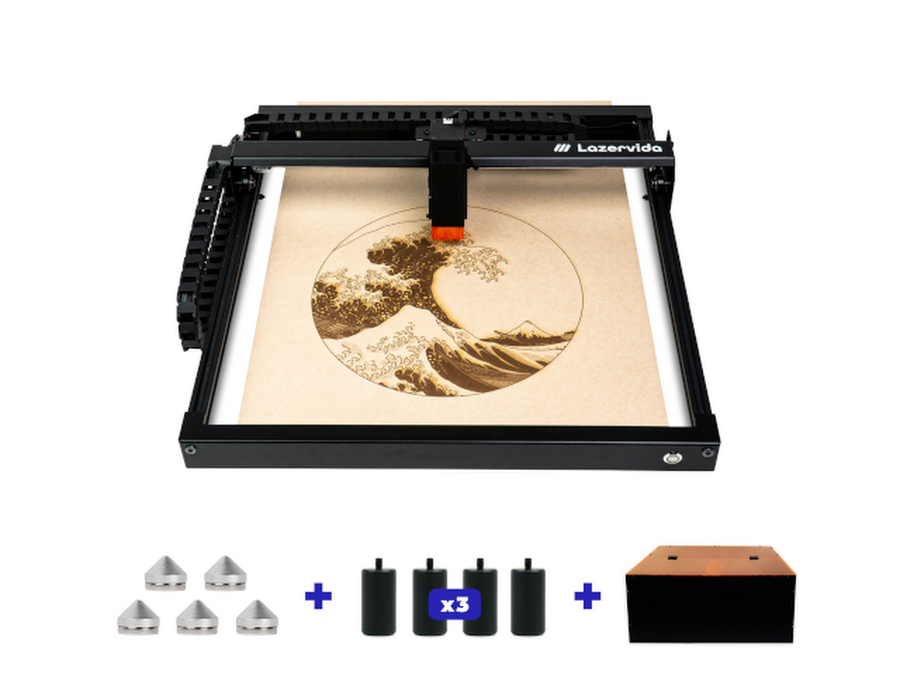 Lazervida 10W Laser Cutter & Engraver - Standard Set