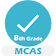 Grade 8 MCAS Math Test & Practice 2019 icon