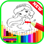 Cover Image of ดาวน์โหลด Amazing Coloring page Cute Strawberry Queen 1.0.1 APK
