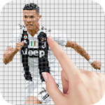Cover Image of 下载 Football Players Color by Number - Pixel Art Games 8.0 APK