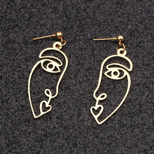 Title 5, Ladies New Fashion Metal Alloy Earrings. Styli...