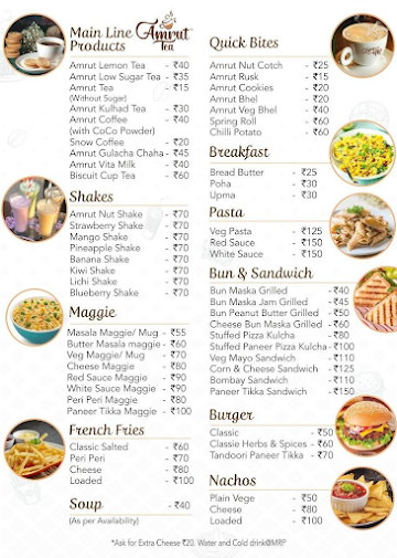 Tea Shop : Prop. Ram Chandra menu 