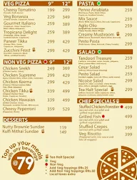 Tea Halt menu 1