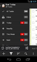 Due Today Tasks & To-do List Screenshot