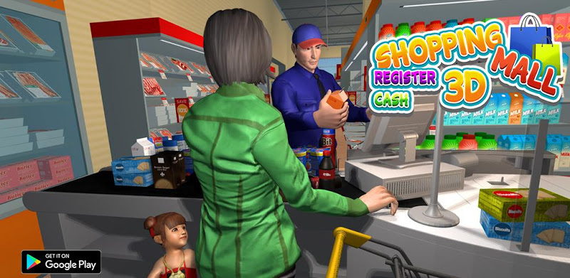 Virtual Supermarket Grocery Cashier 3D Family Game