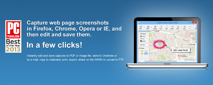 Take Webpage Screenshots Entirely - FireShot promo image