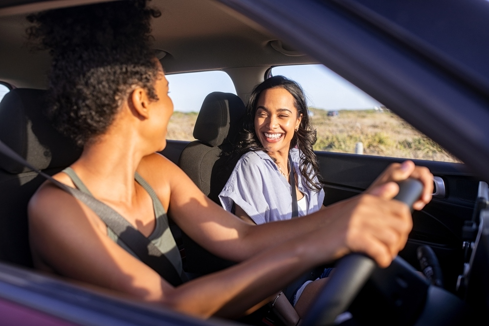 female friends road trip