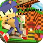 Cover Image of Download Sonic Parkour Map For MCPE 1.0 APK