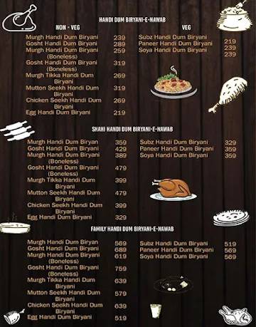 Kingdom Of Biryani menu 