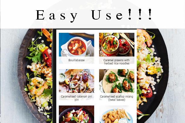Seafood recipes Screen 2