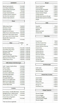 Tuck Shop Gourmet menu 1