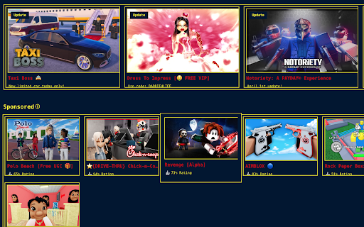 Jet black pixelised theme for roblox- custom UI