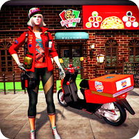 Pizza Delivery Girl 2020 Moto Pizza Simulator