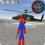 Cover Image of Download Spider Stickman Rope Hero Gangstar Crime 3.0 APK