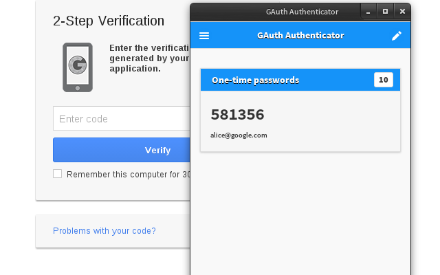 GAuth Authenticator Preview image 1