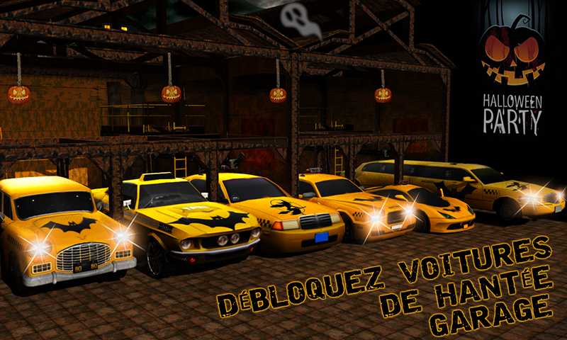 Android application Halloween Car Taxi Monster 3D screenshort
