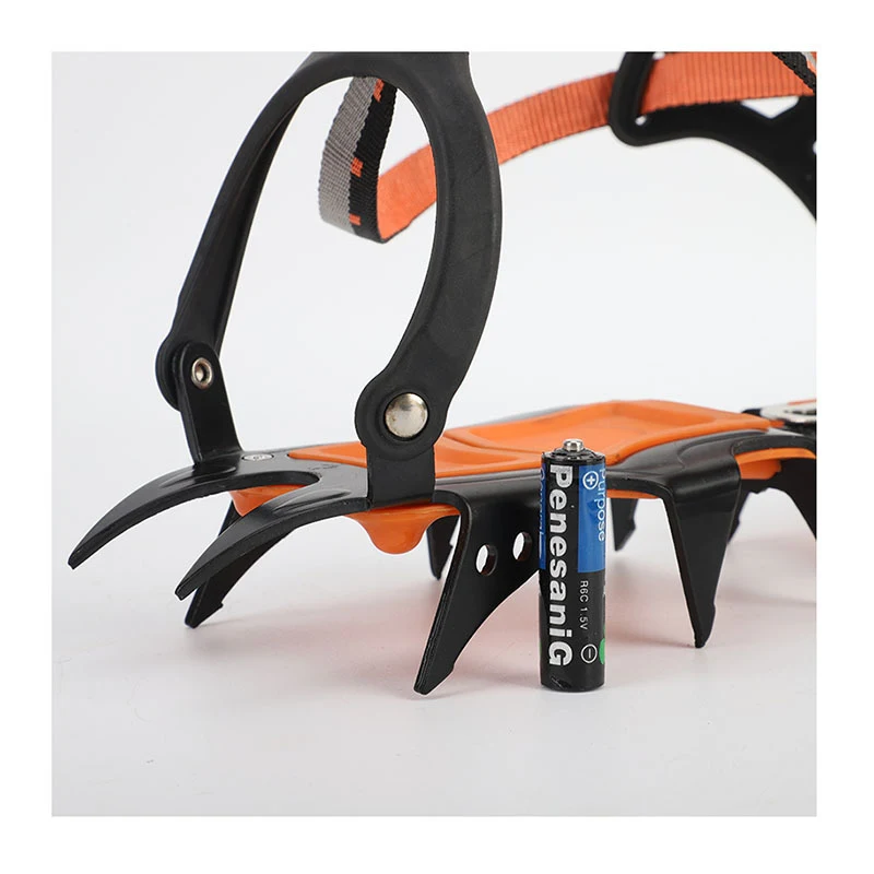 Crampons Douze Dents Professionnels Alpinisme Couvre-chaussures Antidérapants Neige Escalade Montagne Sûre