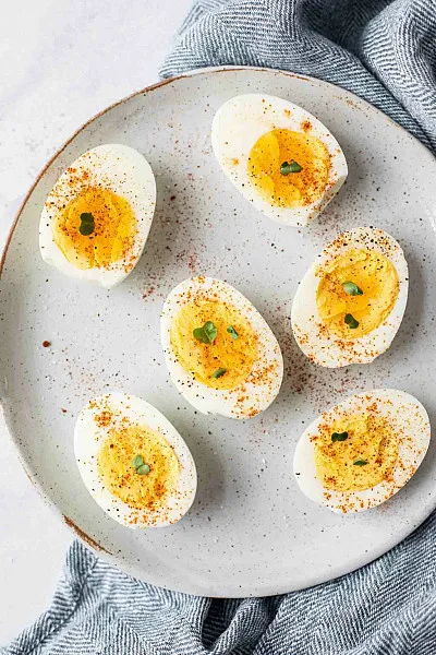 Boiled Eggs With Seasoning