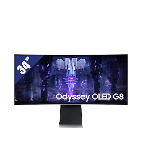 Màn hình LCD Samsung Odyssey 34" OLED G8 G85SB LS34BG850SEXXV (3440 x 1440/ Oled/ 175Hz/ 0.1ms(GTG))