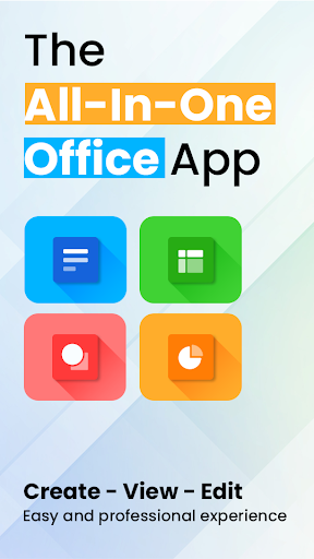 Screenshot Office App - DOCX, PDF, XLSX