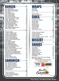 Smokin Burger menu 1