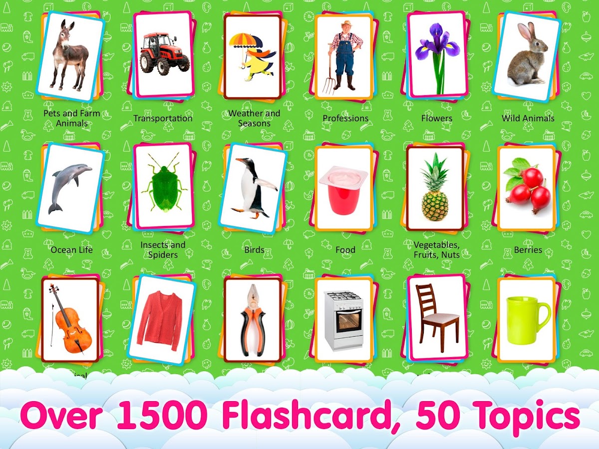 Worksheet Learn English Flash Cards english flashcards for kids android apps on google play screenshot