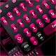 Download Pink Black Cool Keyboard For PC Windows and Mac 10001001