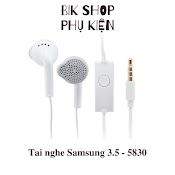 Tai Nghe Samsung 5830 Theo Máy Jack 3.5 Giá Rẻ Micro & Điều Chỉnh Âm Lượng