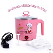 Ca Nấu Mì Siêu Tốc 1.8L Đa Năng Tiện Lợi - Nồi Lẩu Mini Chống Dính Tiện Lợi Cho Học Sinh Sinh Viên Bảo Hành 12 Tháng