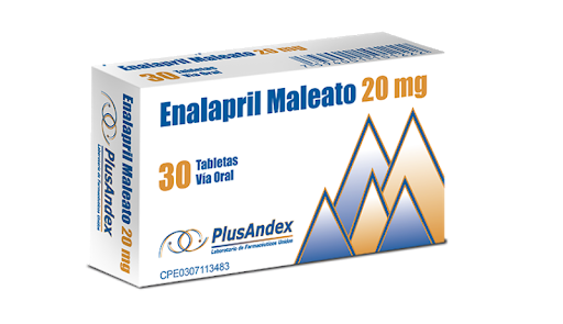 Enalapril 20mg 30Tabletas