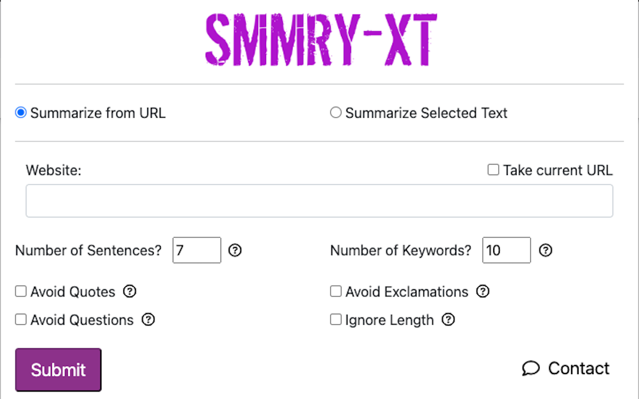 SMMRY-XT Preview image 0