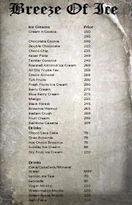 Breeze Of Ice menu 1