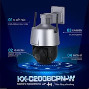 Camera Ip Speeddome Báo Động Chủ Động 2.0Mp Kbvision Kx - C2006Cpn - M - Hàng Chính Hãng