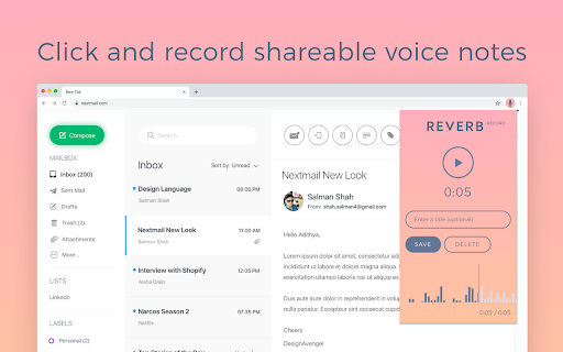 Reverb Record - Share Your Voice