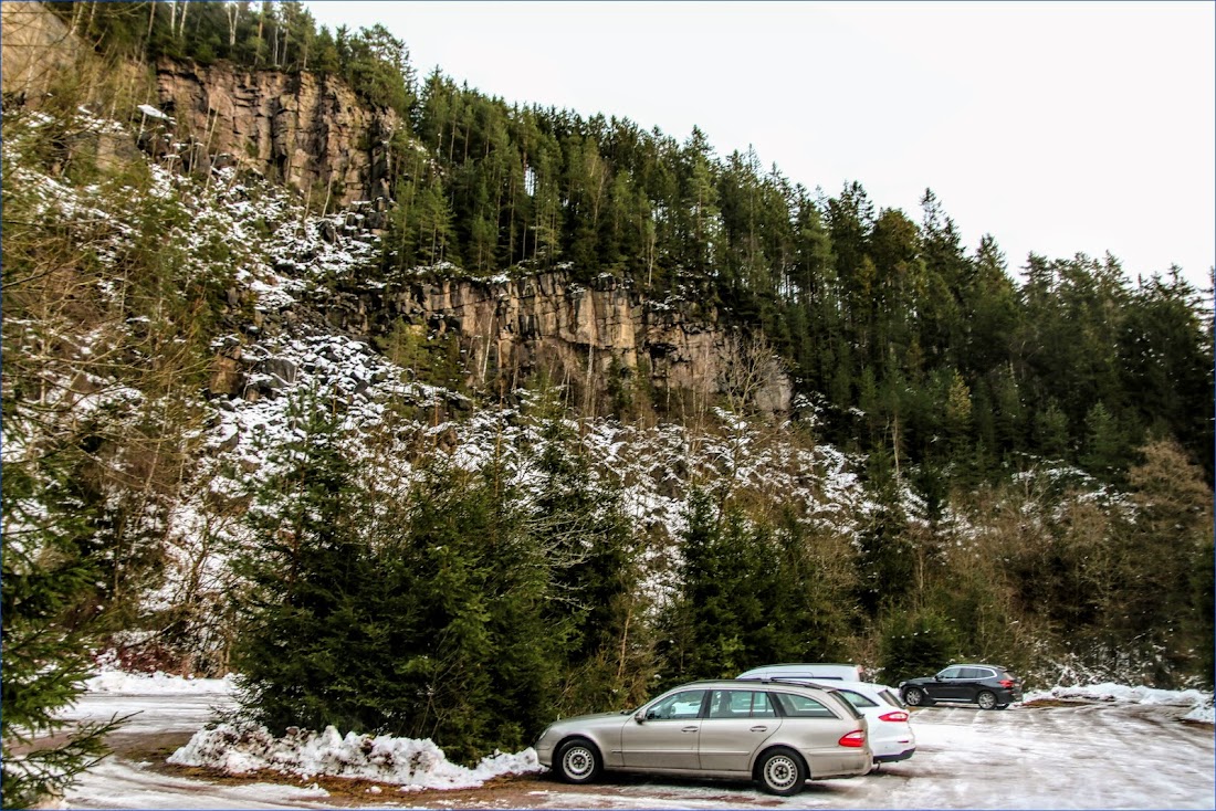 Тюрингенский лес (Thüringer Wald) и Айзенах в январе 2022.