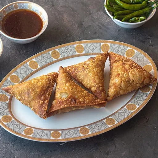 Onion Poha Samosa