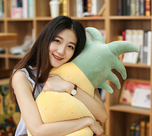 Title 4, Big Pineapple Fruit Soft Pillow Cushion Toy Com...