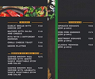 Green Goddess menu 1