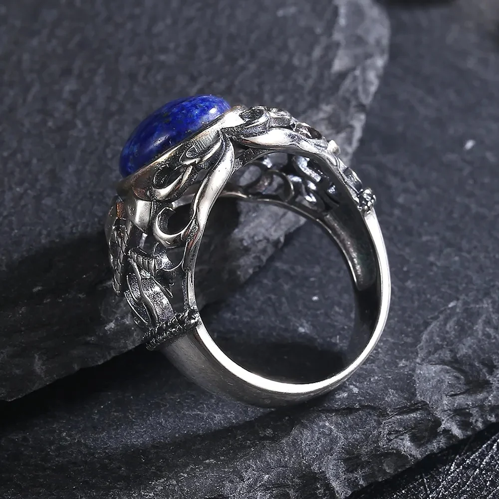 Title 6, Bague dindex personnalisée turquoise, un bijou...