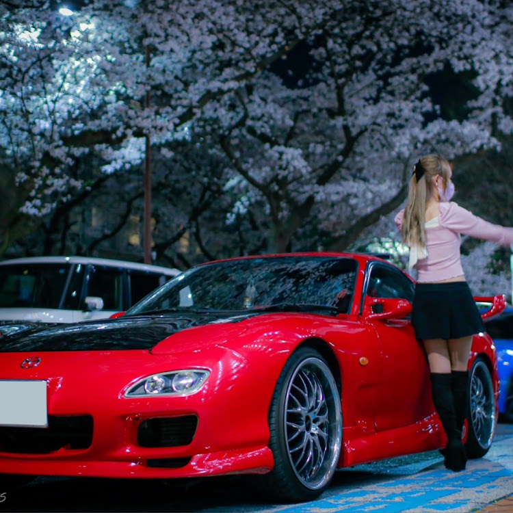 RX-7のサクラと愛車に関するカスタム事例の投稿画像1枚目