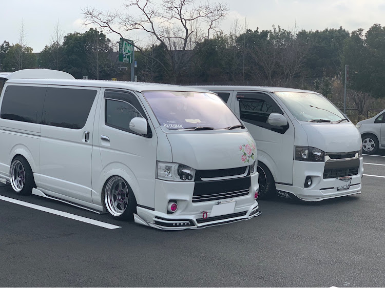 ハイエースバンのピンクフォグ愛好会・CLUB SSBO・ハミタイニコダワル・東日本大震災から10年に関するカスタム事例の投稿画像7枚目