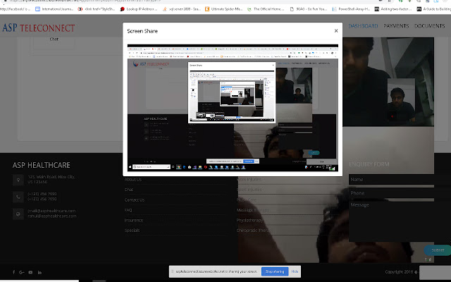 AspTeleConnect ScreenSharing chrome extension