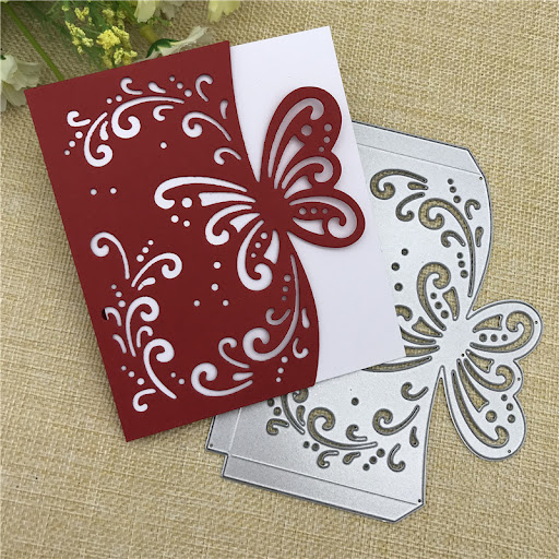 Title 1, Puzzle embossing knife mold template butterfly ...