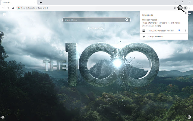 The 100 HD Wallpapers New Tab