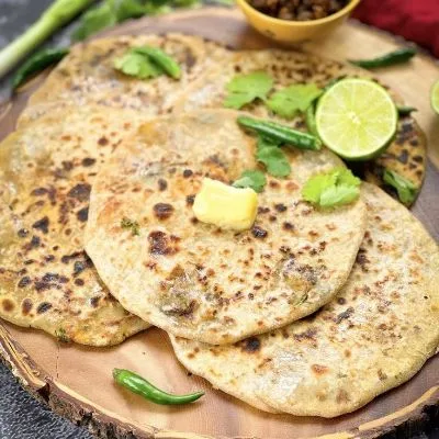 Aloo Palak Paratha ( Desi Ghee) Big Size