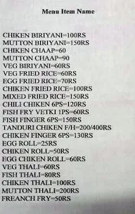 Golden Grill menu 2