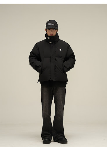 Title 11, American Retro Down Cotton-padded Jacket for Me...