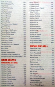 Hotel Sheetal menu 4