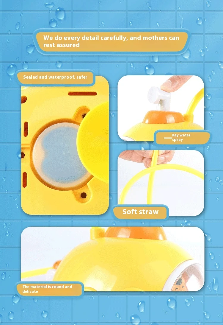 Title 13, Sous-marin Électrique pour le Bain – Jouet Aqua...