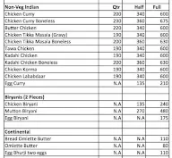 Soya Kabab And Curry menu 5